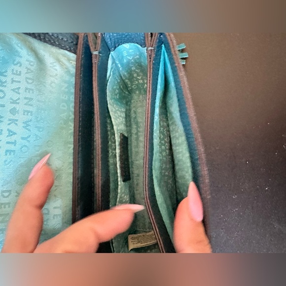 Kate Spade Teal Crossbody Bag with Tassel - Picture 5 of 12